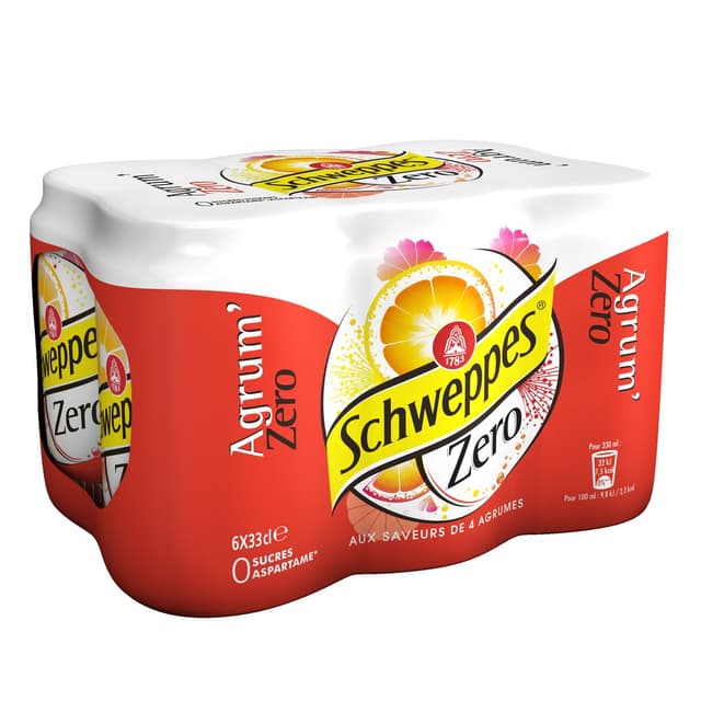 3124480002730 - Schweppes - Soda saveur agrumes Zero