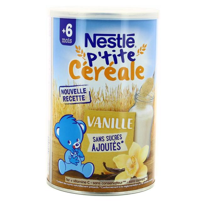 3033710063130 - Nestlé - P'tite Céréale - Céréales infantille à la vanille, dès 6 mois