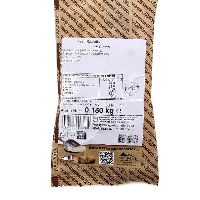3324440463230 - Jean Perrin - Raclette Poivre