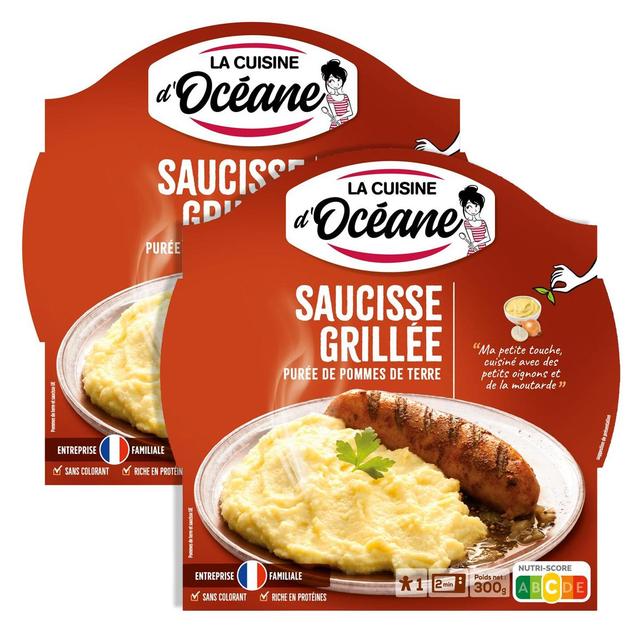 2050000393730 - La Cuisine d'Océane - Saucisse grillée et purée de pomme de terre