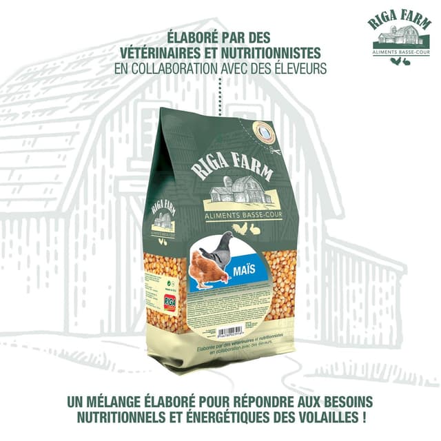 3166780023930 - Riga Farm - Maïs pour poules