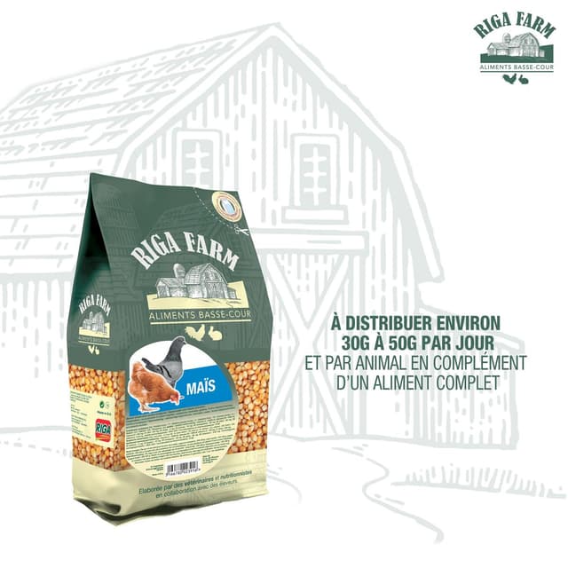 3166780023930 - Riga Farm - Maïs pour poules