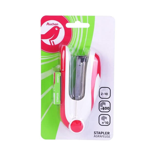 3245676795530 - Auchan - Agrafeuse pocket et agrafes N°10