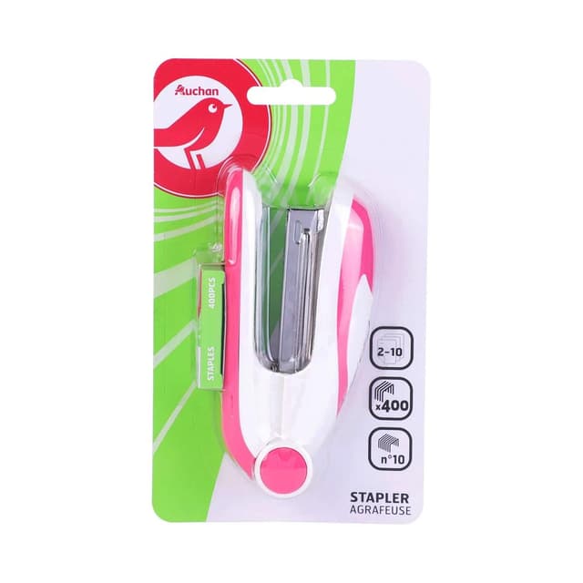 3245676795530 - Auchan - Agrafeuse pocket et agrafes N°10