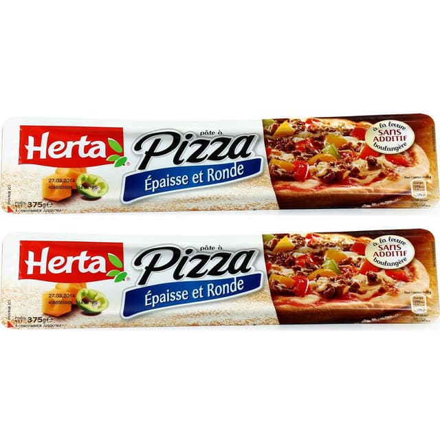 2050000306730 - Herta - Pâte à Pizza Epaisse et Ronde