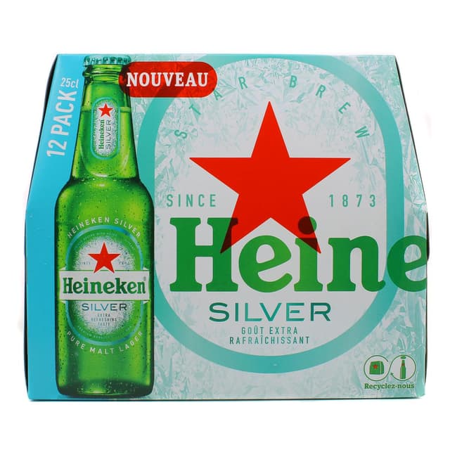 8712000057930 - Heineken - Bière blonde Silver 4°