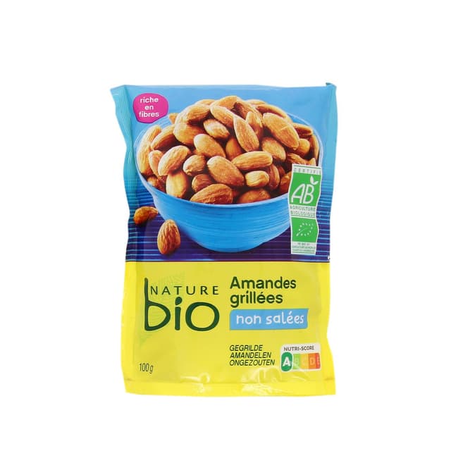 3257986939030 - Nature Bio - Amandes grillées non salée bio