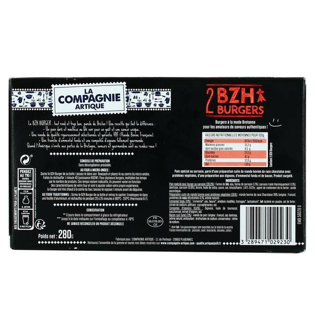 3289471029230 - La Compagnie Artique - 2 Burgers BZH 2x140g