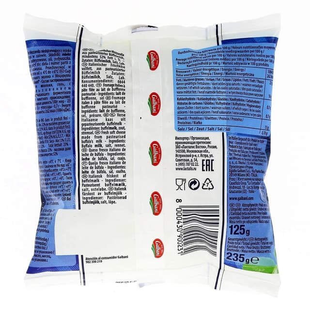 8000430900231 - Galbani - Mozzarella di Bufala