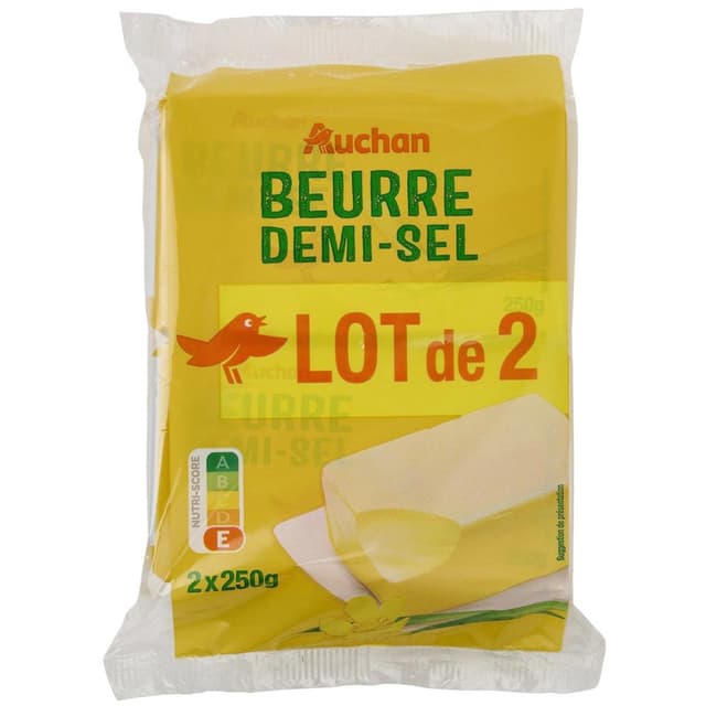 3596710491131 - Auchan - Beurre demi-sel