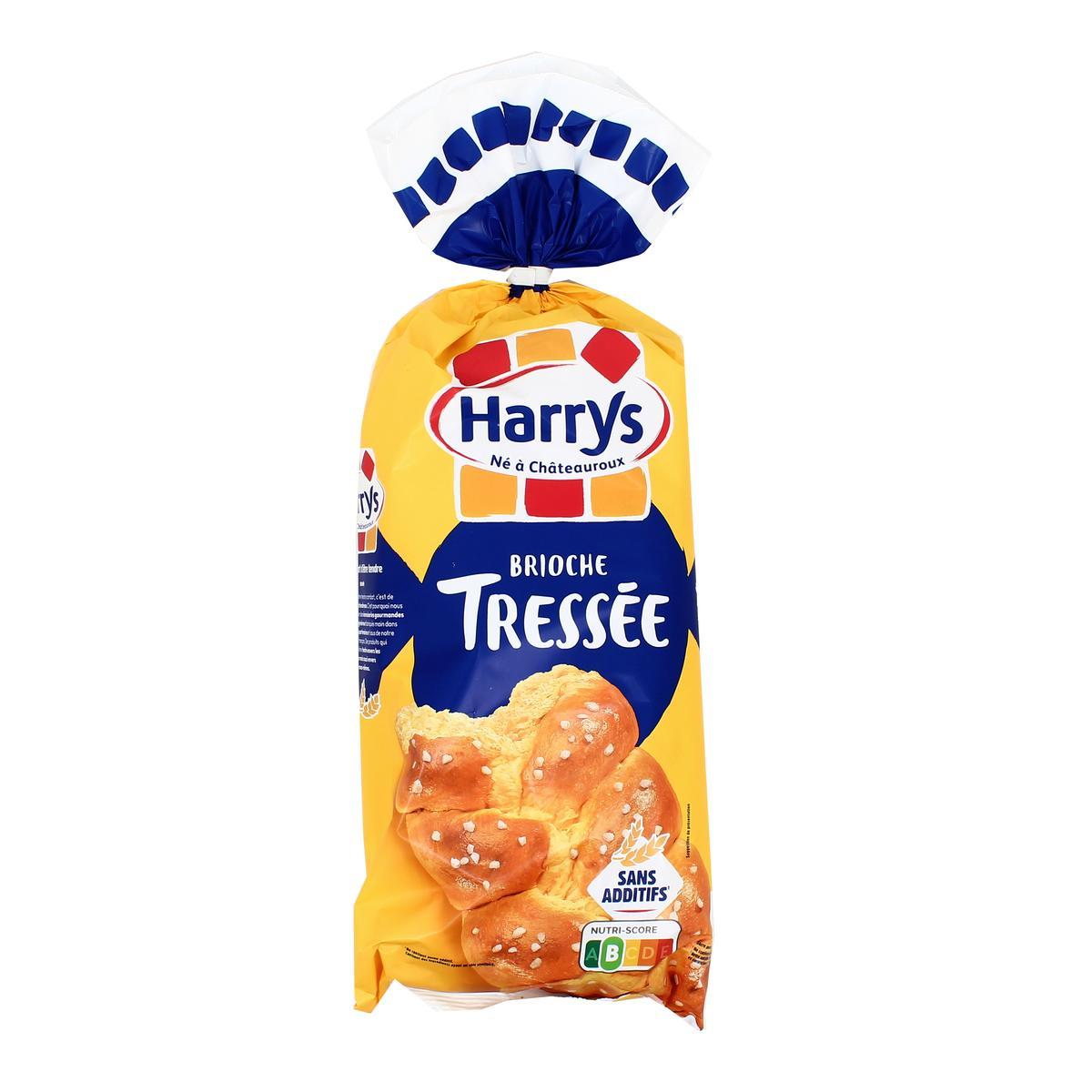 3228857001231 - Harrys - Brioche Tressée Nature au Sucre Perlé Sans Additifs