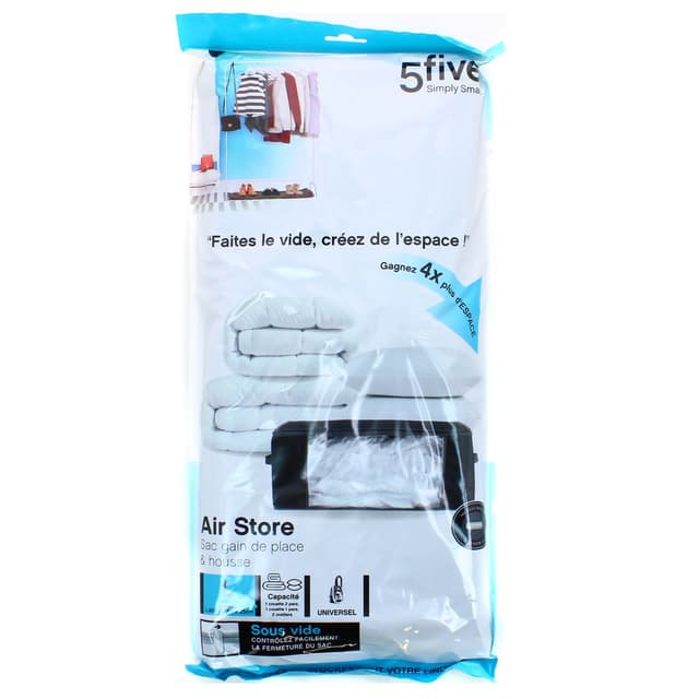 3560239371731 - 5 five - Housse de rangement sous vide