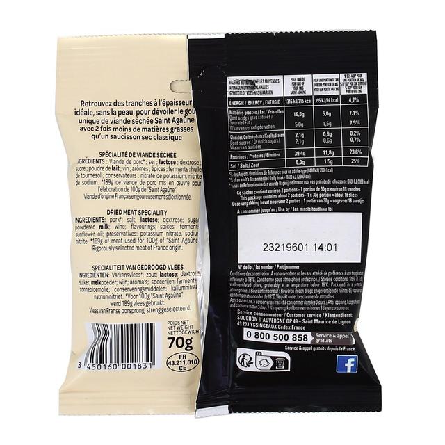 3450160001831 - Saint Agaûne - Les P'tites Tranches de Viande Séchée Nature