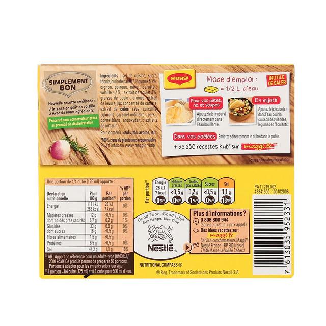 7613035952331 - Maggi - Bouillon Kub Poule au Pot - 15 cubes