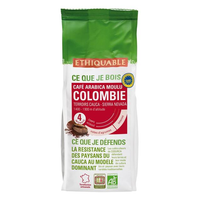 3760091723031 - Ethiquable - Commerce Equitable - Café moulu Arabica IGP Bio de Colombie