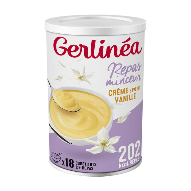 3175680903631 - Gerlinéa - Repas minceur Crème saveur vanille -45% de sucres en moins
