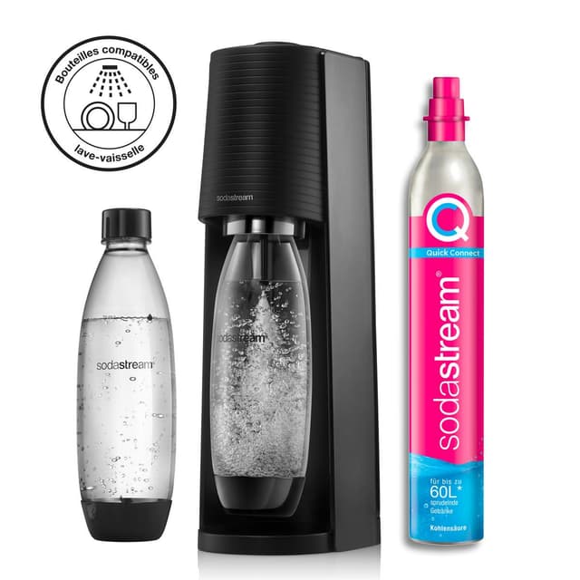 7290113764231 - Sodastream - Machine à gazéifier TERRA Noire Pack Lave vaiselle