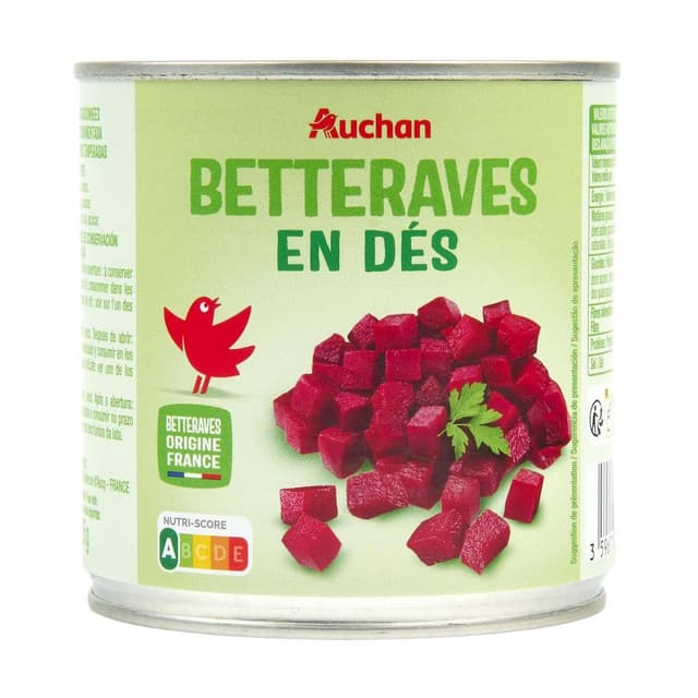 3596710545131 - Auchan - Betteraves en dés