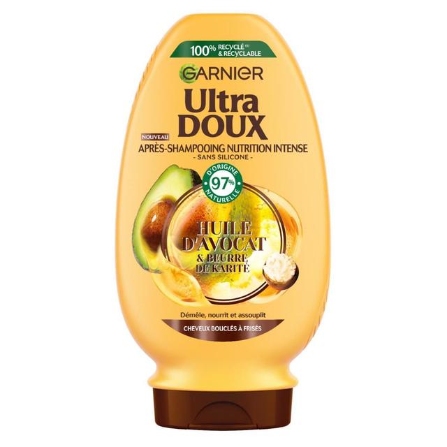 3600542525831 - Garnier - Ultra Doux - Après-Shampooing à l'Huile d'Avocat et au Beurre de Karité