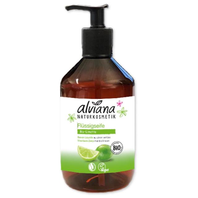 4260167186931 - Alviana - Savon Liquide au citron vert bio 