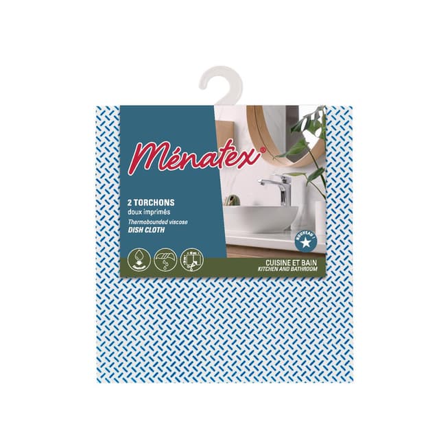 3061050007231 - Ménatex - Torchons doux imprimés