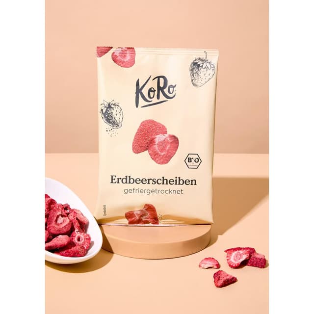 4255582818031 - Koro - Fraises lyophilisées bio