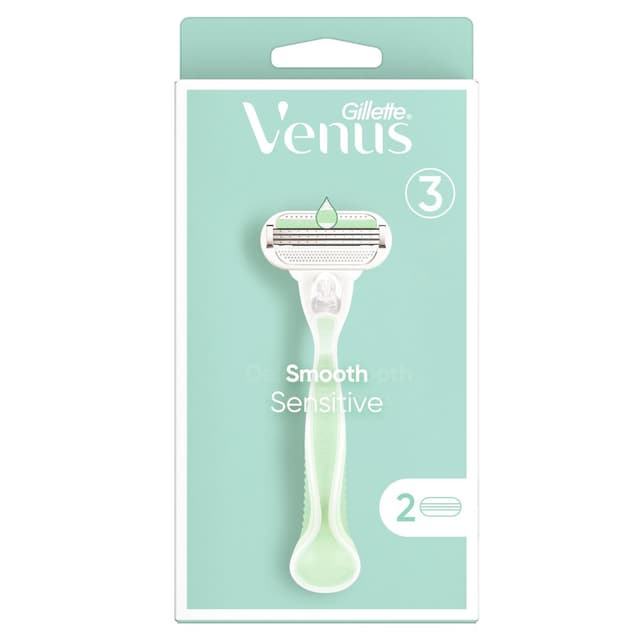 7702018568031 - Gillette Venus - Rasoir 3 lames smooth sensitive pour femme