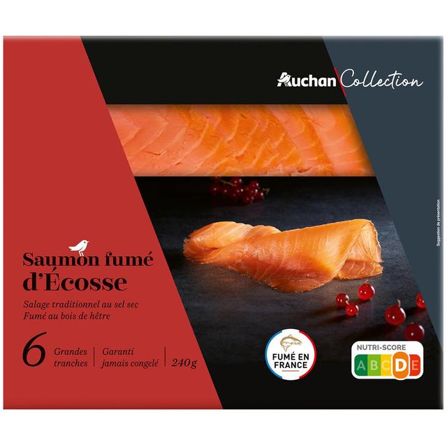 3596710488131 - Auchan Collection - Saumon Fumé d'ecosse au Bois de Hêtre