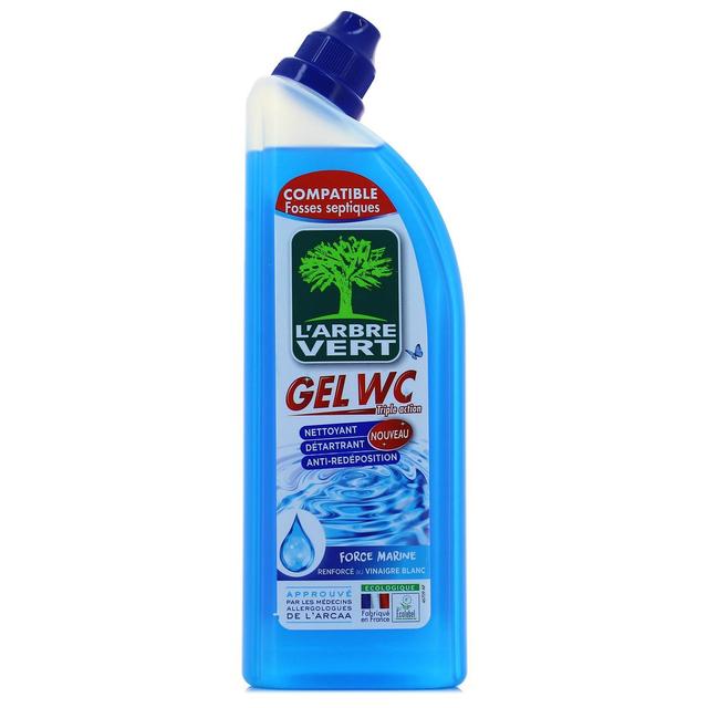 3450601028731 - L'arbre Vert - Gel WC écologique triple action force marine renforcé au vinaigre blanc