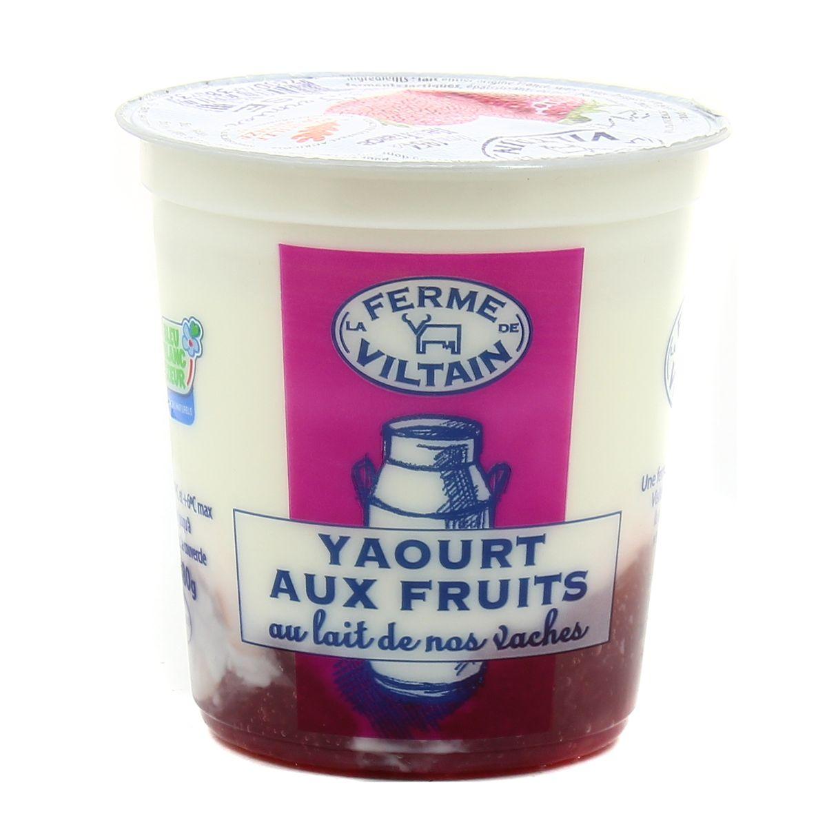 Ferme de Viltain - Yaourt Bicouche Fraise
