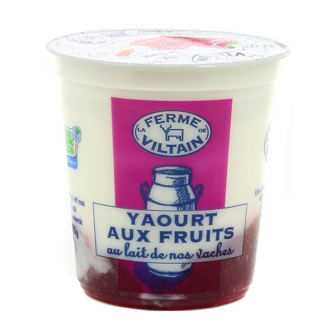 3760074380732 - Ferme de Viltain - Yaourt Bicouche Fraise