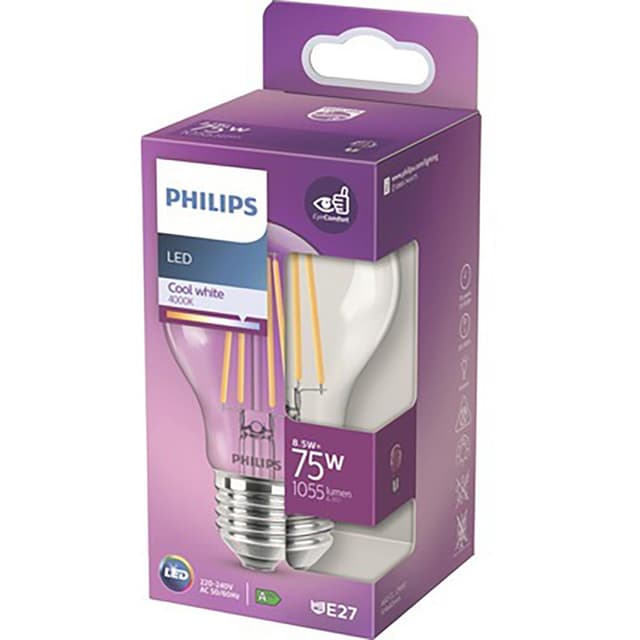 8718699762032 - Philips - Ampoule E27 - 7,8W LED Blanc Froid claire