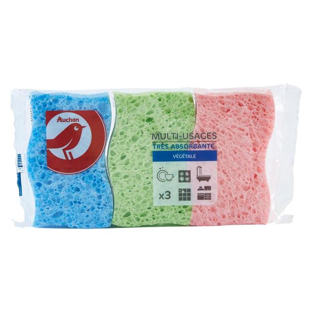 3245678132432 - Auchan - Eponges végétales multi-usages