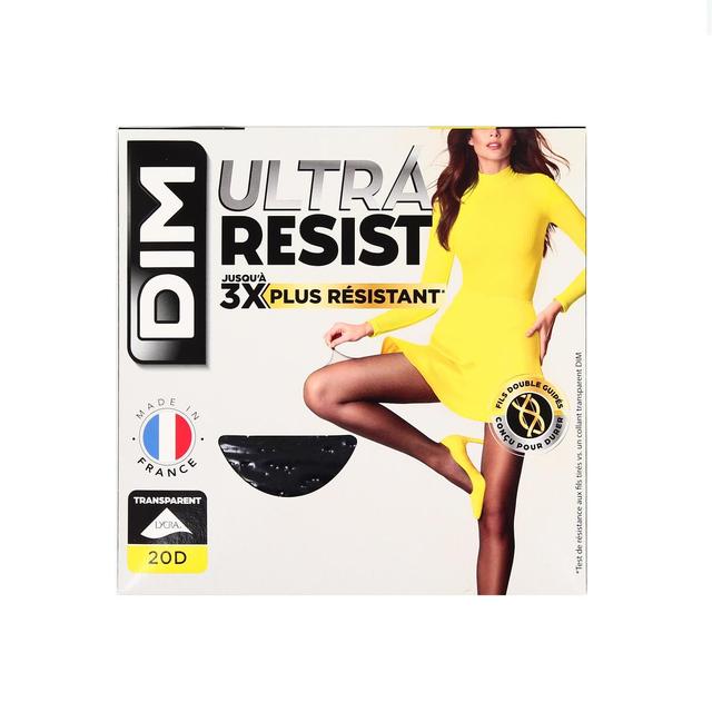 3610862705332 - Dim - Collant femme transparent voile en Lycra renforcé Noir