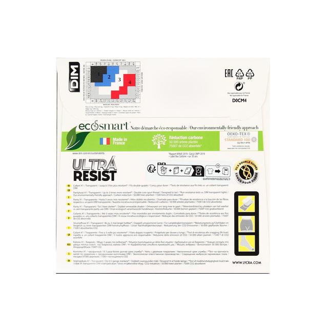 3610862705332 - Dim - Collant femme transparent voile en Lycra renforcé Noir