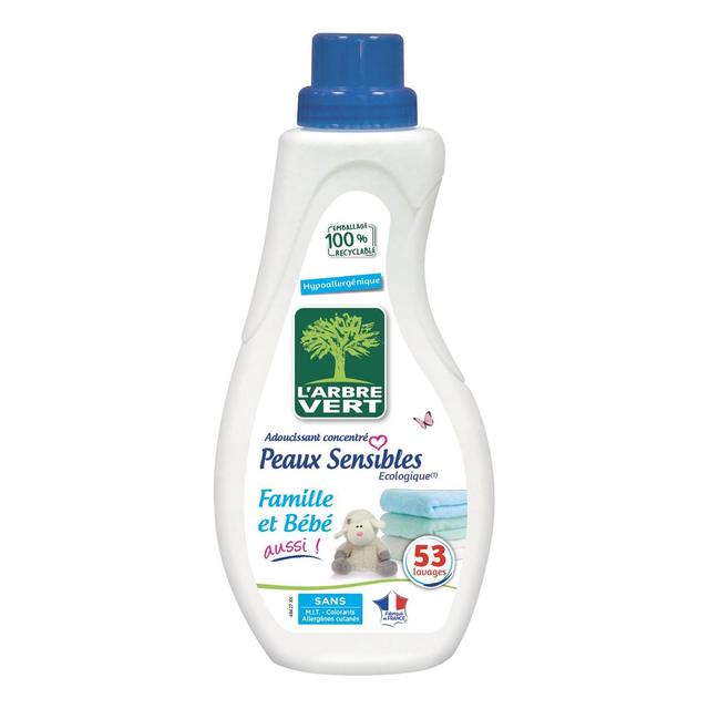 3450601028632 - L'arbre Vert - Adoucissant concentré écologique peaux sensibles famille et bébé 53 lavages