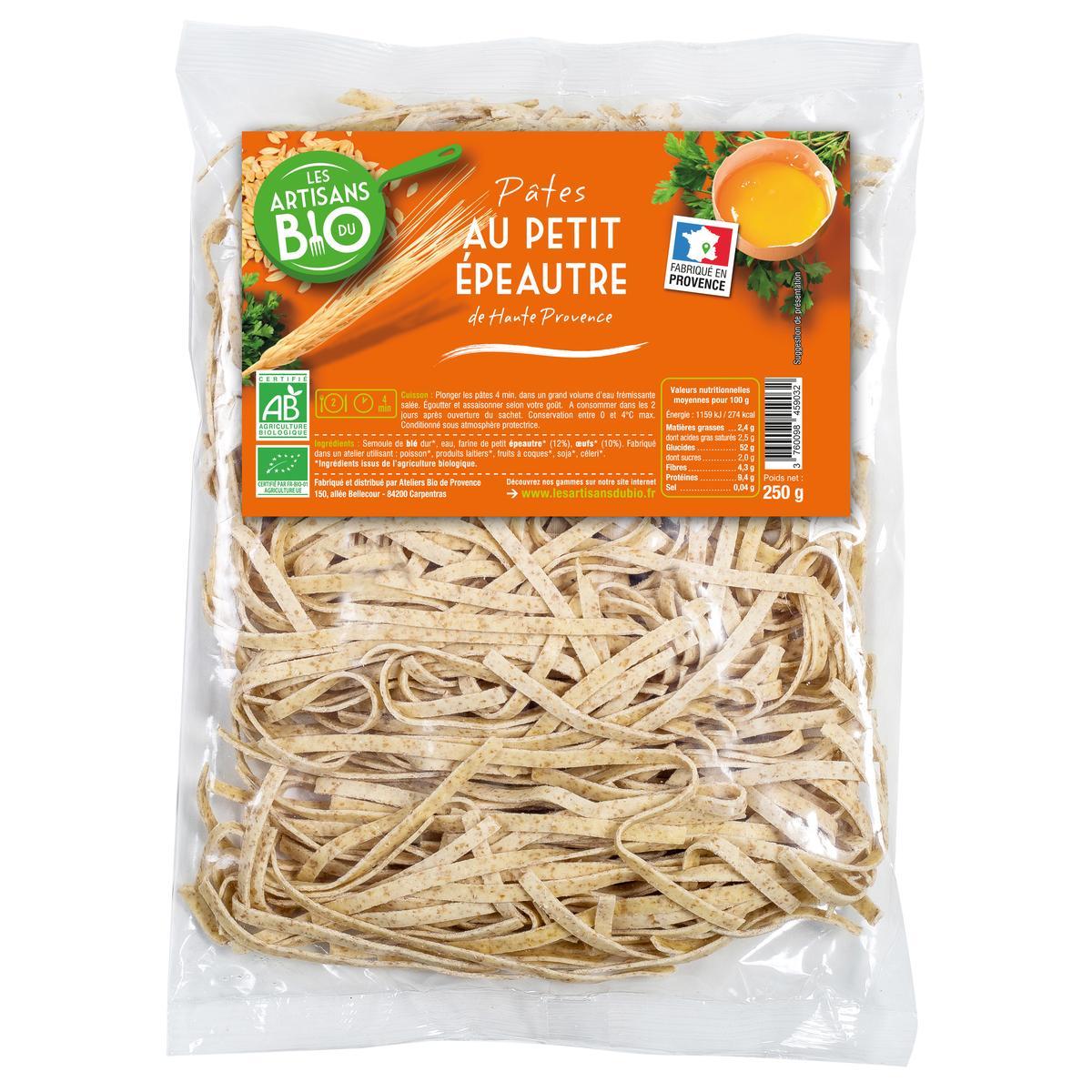 3760098459032 - Les Artisans Du Bio - Pâtes bio au Petit Epeautre de Provence