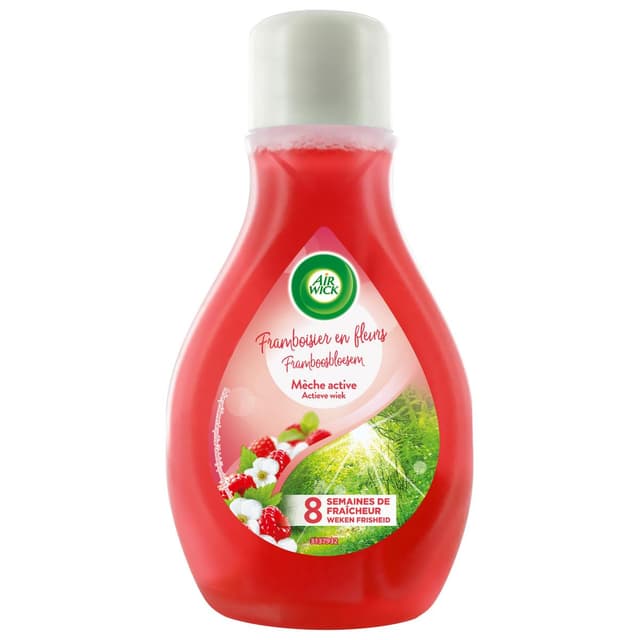 3059946079332 - Air Wick - Désodorisant mèche senteur framboisier en fleur