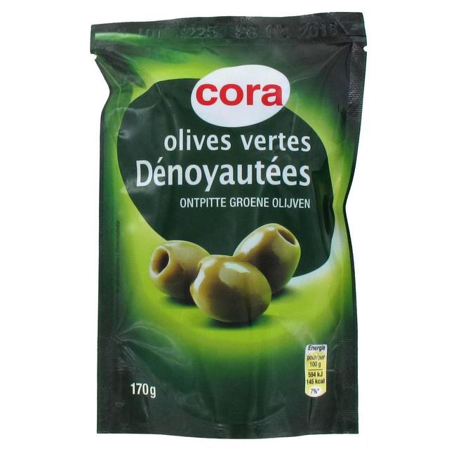 3257981679832 - Cora - Olives Vertes Dénoyautées
