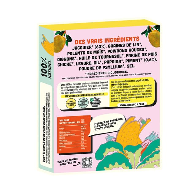 3770020560033 - Nudj - Galettes végétales bio au piment