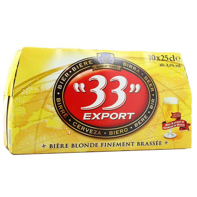 3184520000133 - 33 Export - Bière blonde 4°5