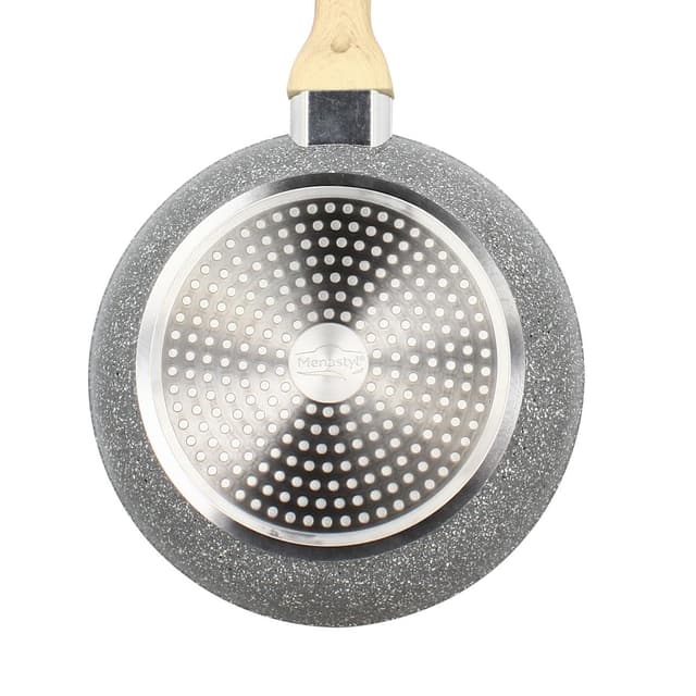 3256390190433 - Ménastyl - Poêle Cannelle manche bois clair - Tous feux dont induction