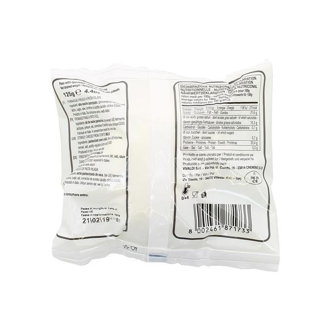 8002461871733 - Vivaldi - Mozzarella - Lait de vache pasteurisé