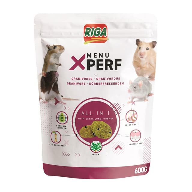 3166780061833 - Riga - Menu XPerf Repas complet tout en 1 pour granivores