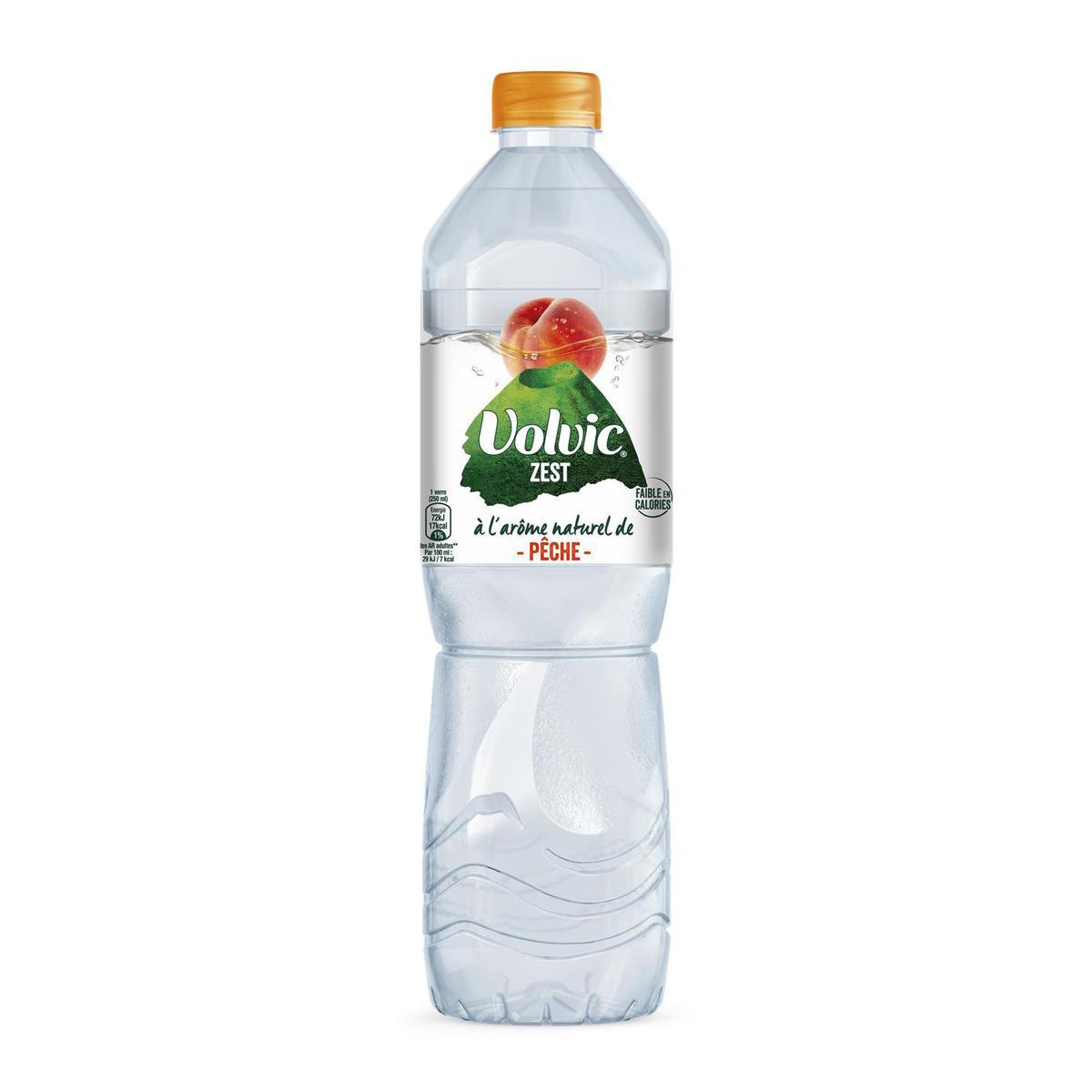 3057640592133 - Volvic Zest - Eau arômatisée pêche et citron