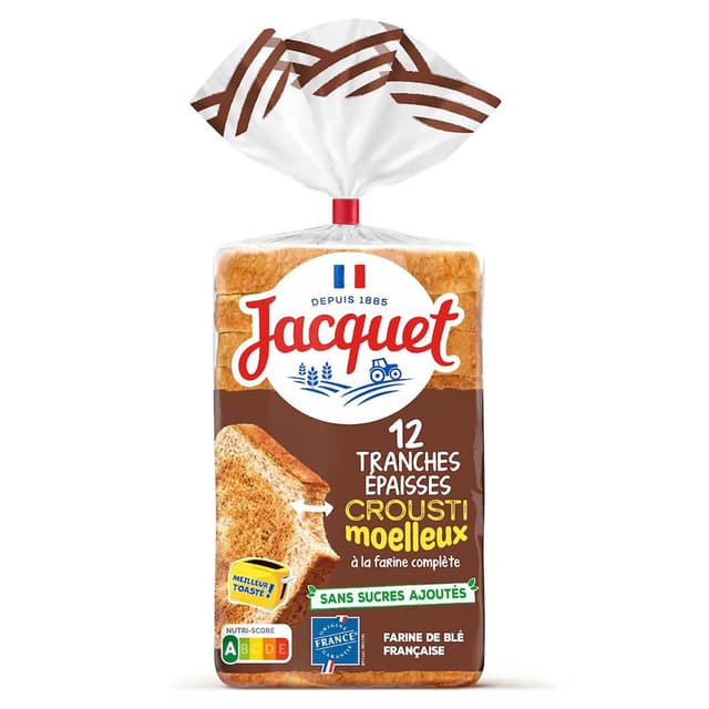 3029330003533 - Jacquet - Crousti moelleux pain de mie complet