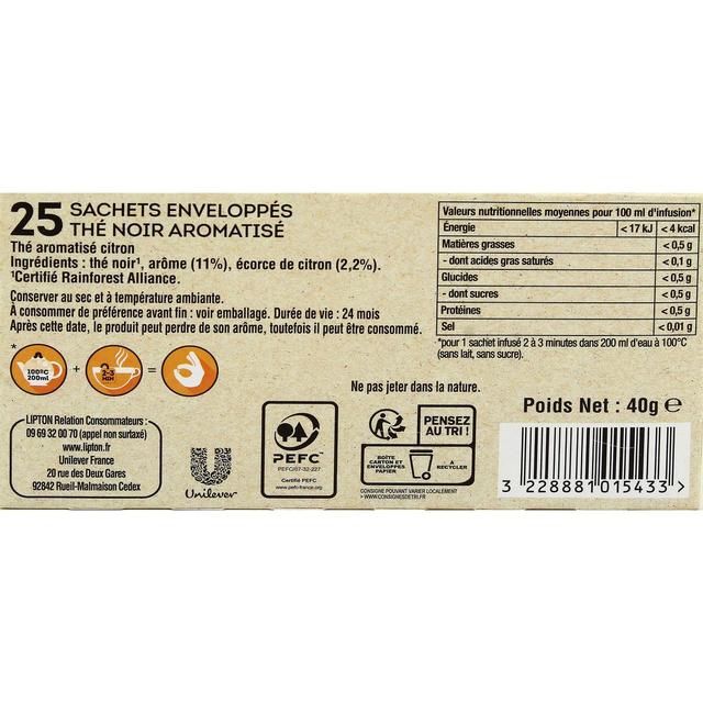 3228881015433 - Lipton - Thé citron