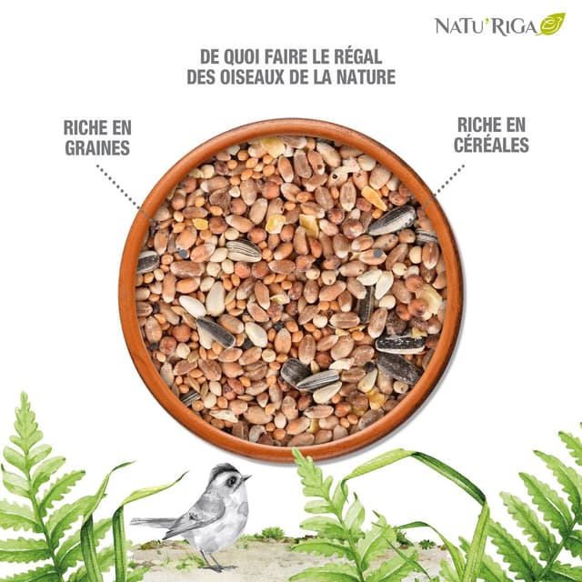 3166780145533 - Riga - Mélange de graines oiseaux de la nature