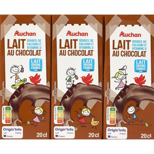 3596710495733 - Auchan - Boisson lactée au chocolat