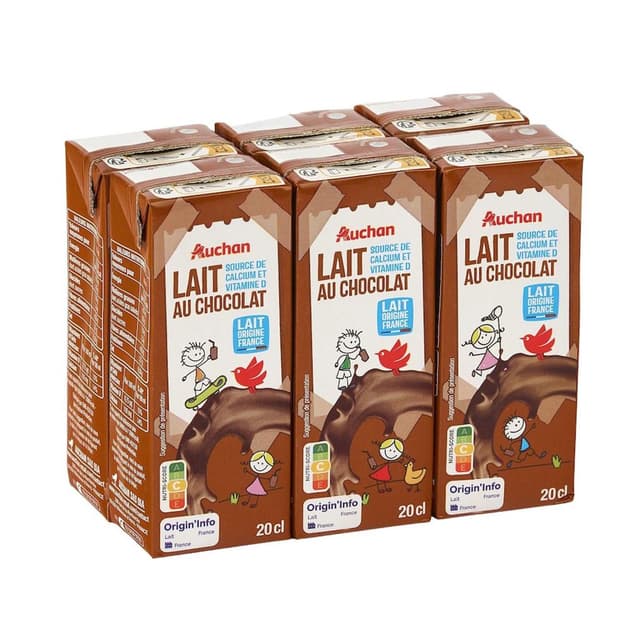 3596710495733 - Auchan - Boisson lactée au chocolat